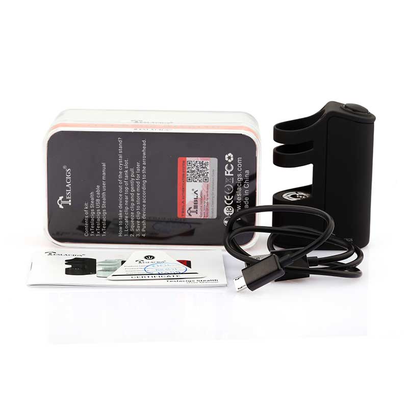 Tesla Stealth 100W TC Mod with the Submerged  Atomizer Design - 2200mah