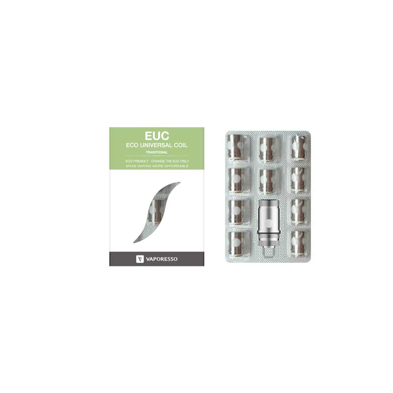 Vaporesso Traditional EUC Clapton Coils with Sleeve for Estoc / Target Pro / ORC / Gemini / Atlantis Tank / Eleaf Pico / Eleaf i