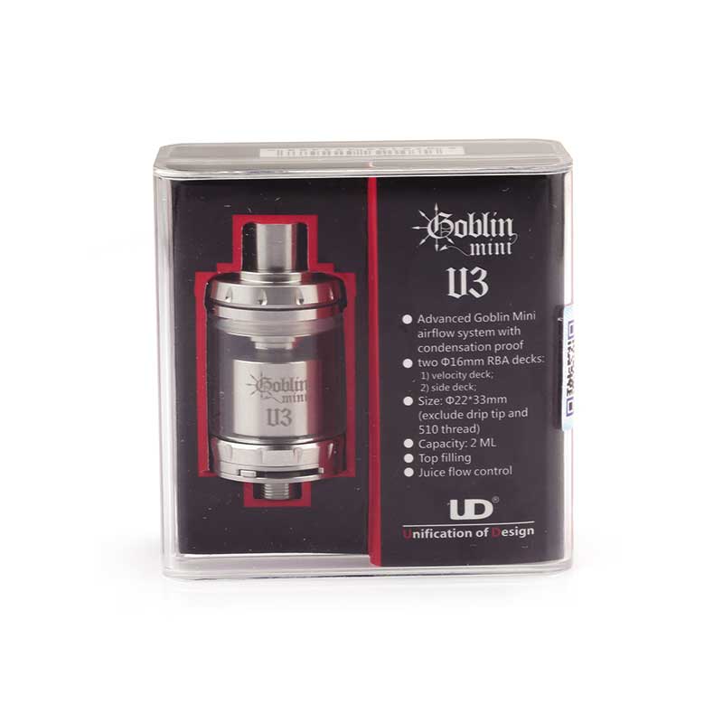 UD Goblin Mini V3 RTA Tank Atomizer - 2.0ml