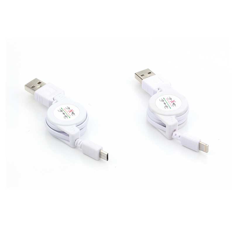 USB Retractable Cable (2pcs/pack）