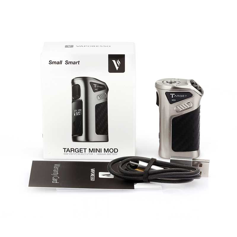 Vaporesso Target Mini 40W 1400mah TC Mod - 1400mah